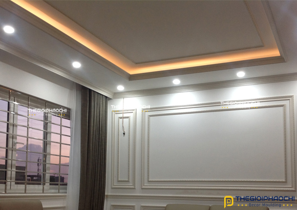 phào chỉ trần nhà hàn quốc màu kem nc-t110